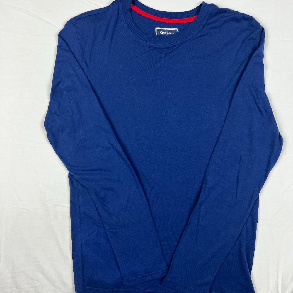 ClubRoom Blue long sleeve tee Size Small "BRAND NEW"